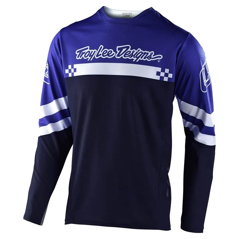 Troy Lee Designs Sprint Youth Jersey Factory Royal Blue White
