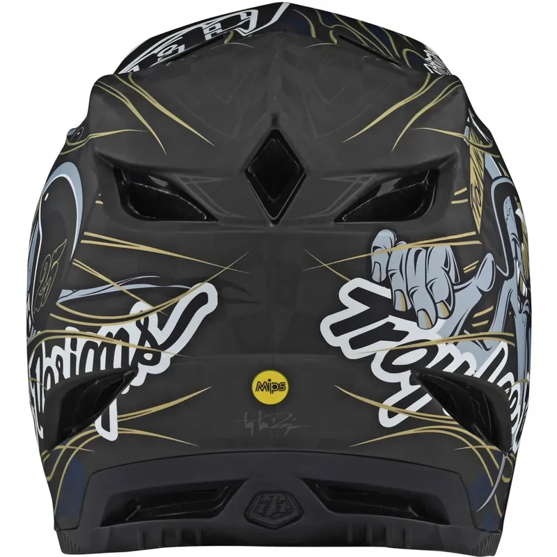 Troy Lee Designs D4 Carbon Limited Edition Eyeball Blue-2