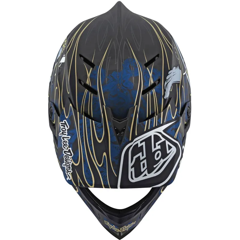 Troy Lee Designs D4 Carbon Limited Edition Eyeball Blue-3