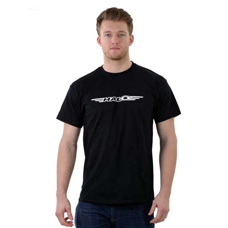 Halo Tech Logo T- Shirt in Black