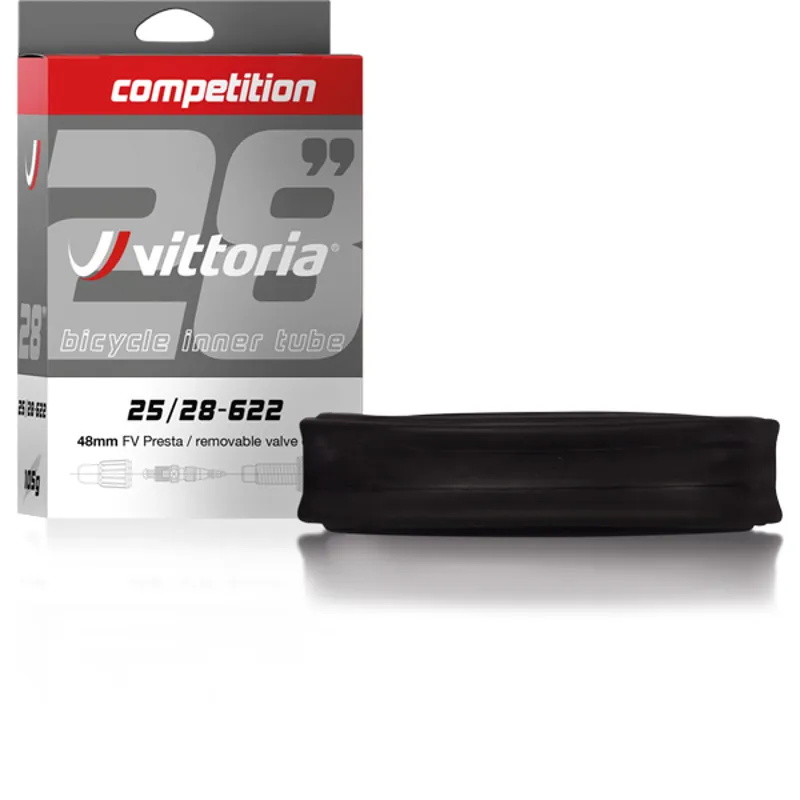 Vittoria Tube FV Presta RVC Black 700 x 25-28c
