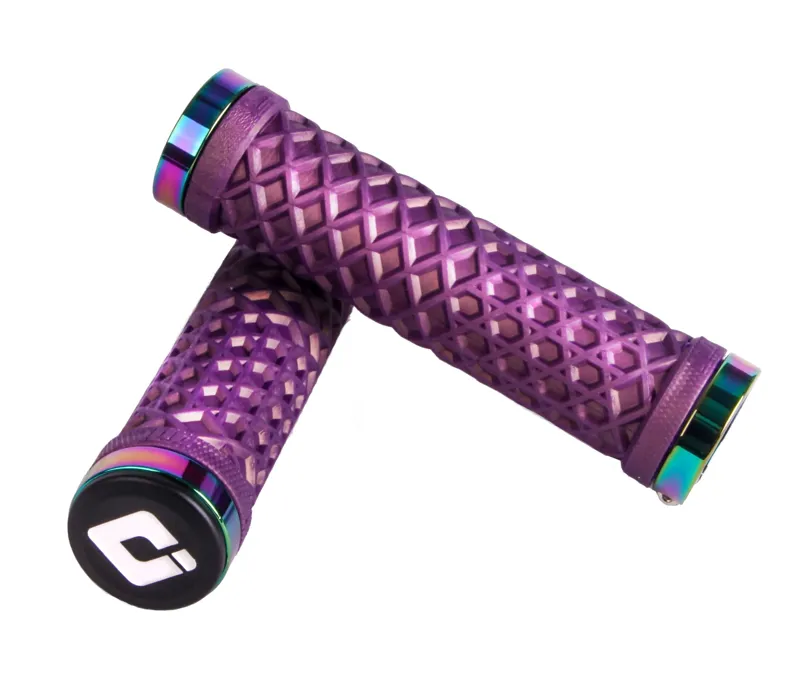 ODI Vans Lock-On Kit Purple/OilSlick 130mm