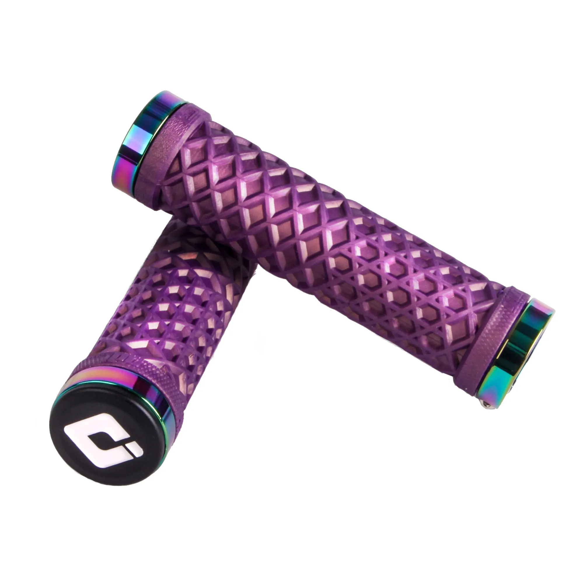 ODI Vans Lock On Grips 130mm Purple 130 mm - Main Image