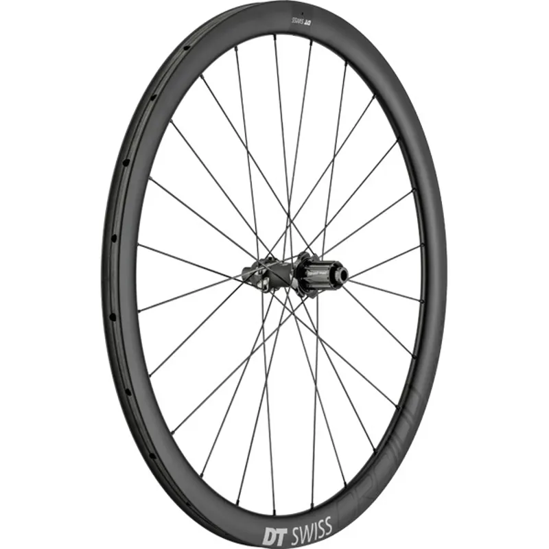 DT Swiss CRC11 T DB RR Shim Black rear 38 mm carbon tubular 12 x 142 mm