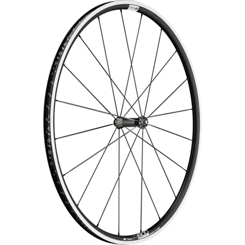 DT Swiss P18 23mm C FR Black front 23 mm ali clincher 100 mm qr