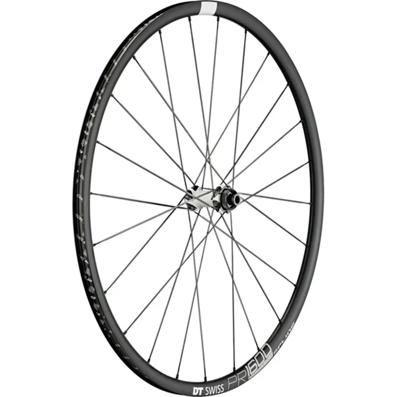 DT Swiss PR16 23mm C DBBlack front aluminium clincher 12 x 100 mm