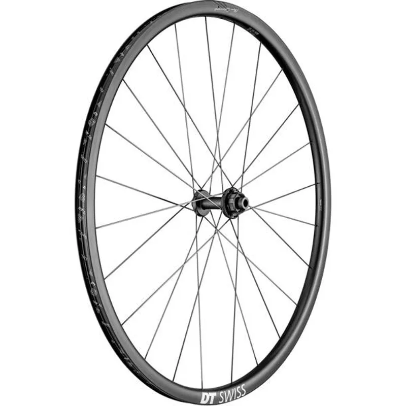 DT Swiss PRC11 MC24 Mm DB FR Black front - 23 mm aluminium clincher 12 x 100 mm
