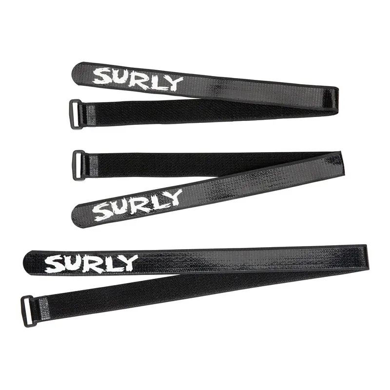 Surly Whip Lash 550/695mm Gear Straps in Black