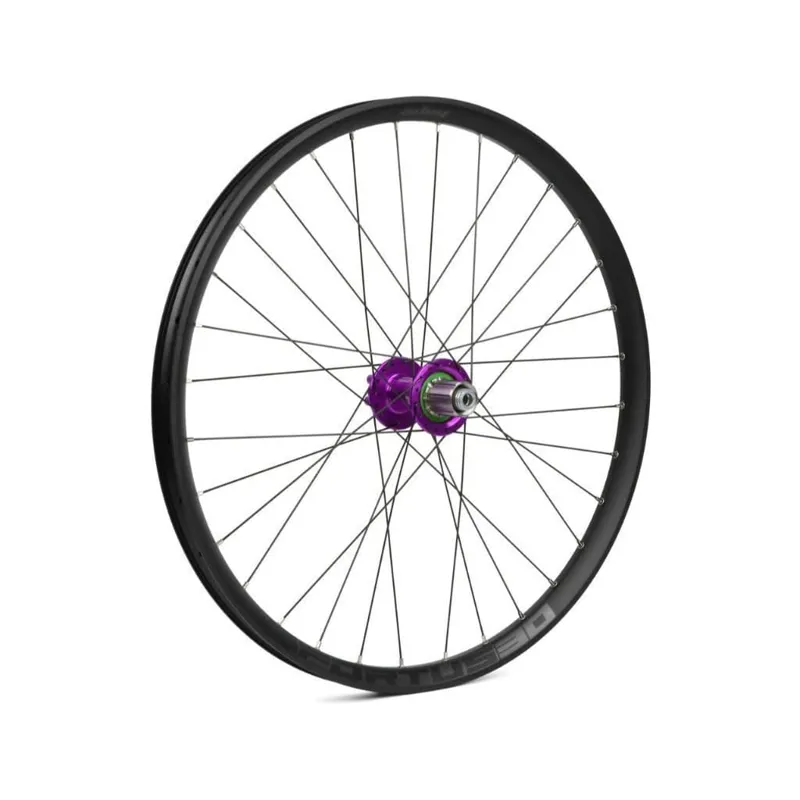 Hope 29er Fortus Pro 4 30W 135mm Downhill Rear Wheel in Purple
