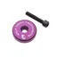 Wolf Tooth Ultralight Stem Cap with 5mm Integrated Spacer in Purple