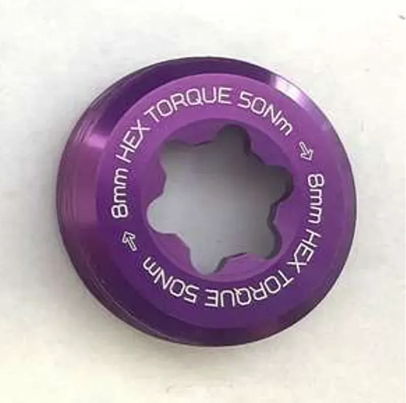 Hope E-Bike Crank Captive Nut in Purple