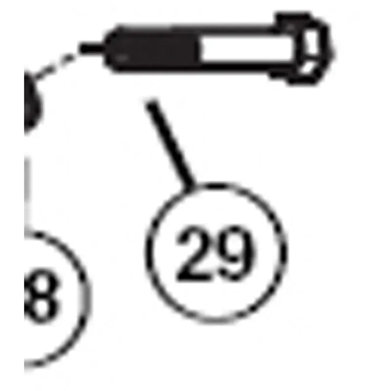 Park Tool 128B PRS3 Height Adjust Bolt in Silver