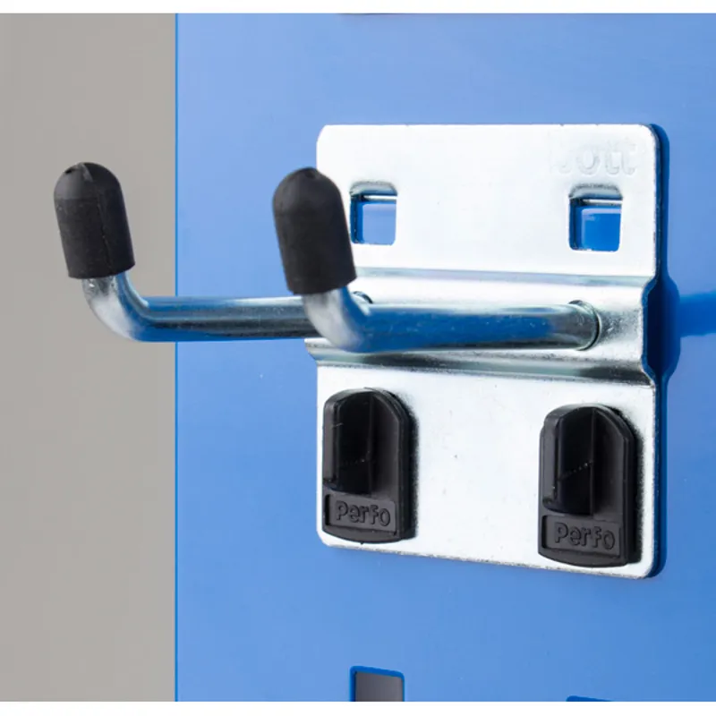 Park Tool 5 Pack 50mm Toolboard Double Hook in Silver