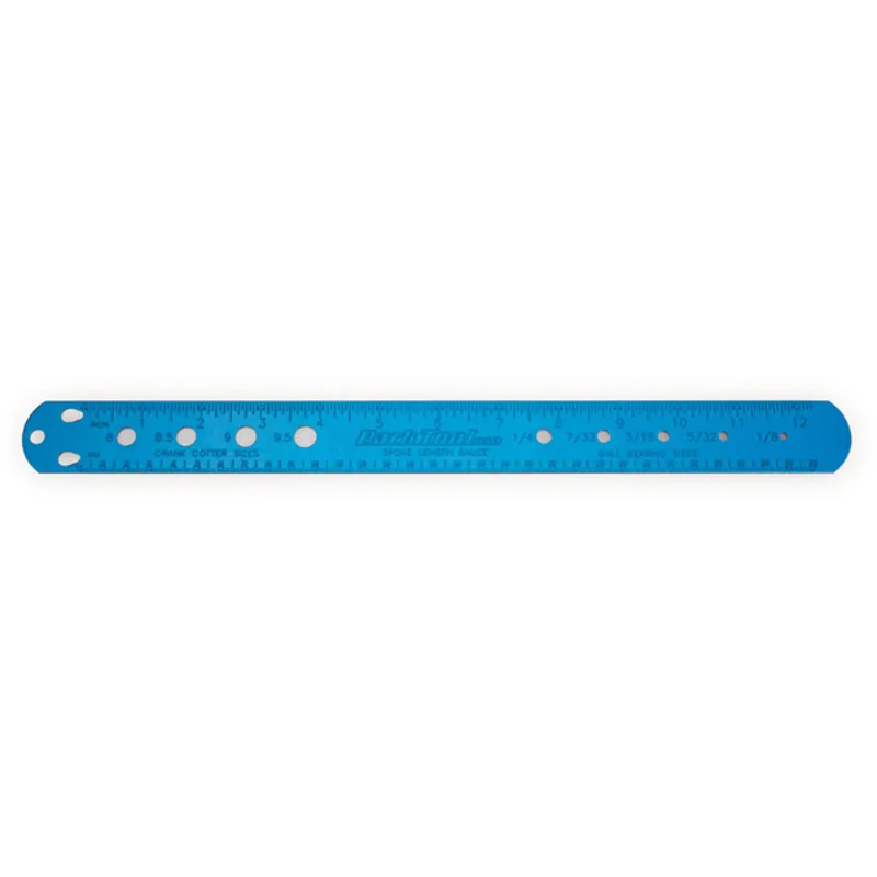 Park Tool SBC-1 Spoke, Bearing and Cotter Gauge in Blue