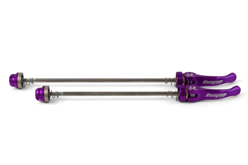 Hope Quick Release 190mm Skewer Pair in Purple
