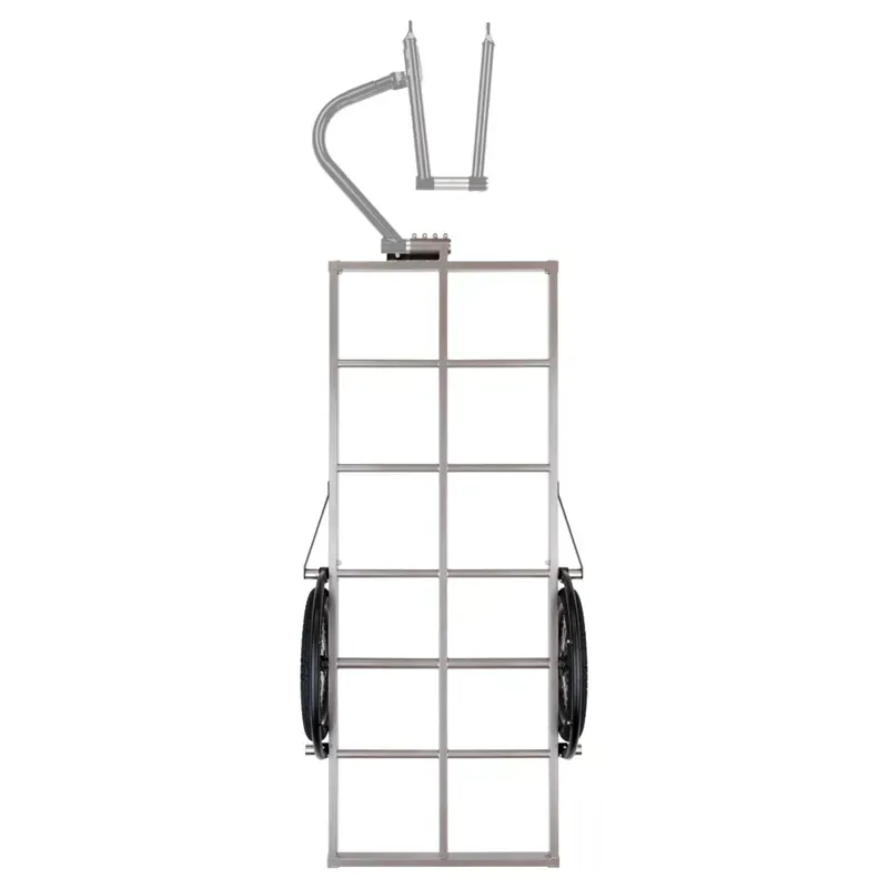 Surly Bill Large Flatbed Trailer in Silver