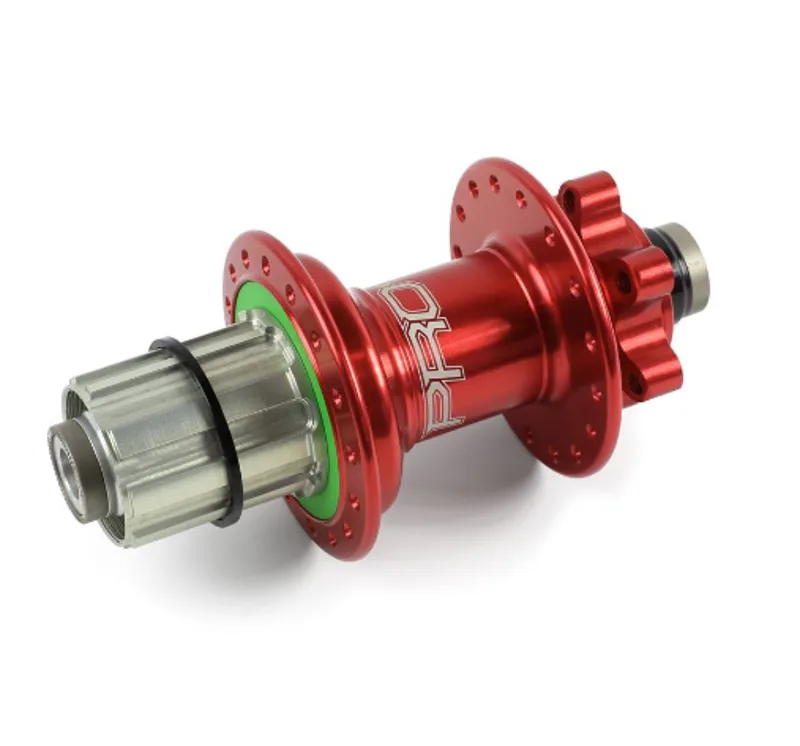 Hope Pro 4 Rear 32H 135mm 10mm Bolt-in Hub in Red
