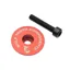 Wolf Tooth Ultralight Stem Cap and Bolt in Red