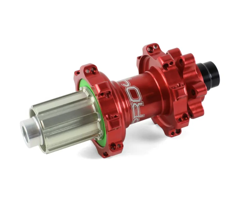 Hope Pro 4 Straight Pull 32-hole 142mm - 12mm Rear Hub in Red