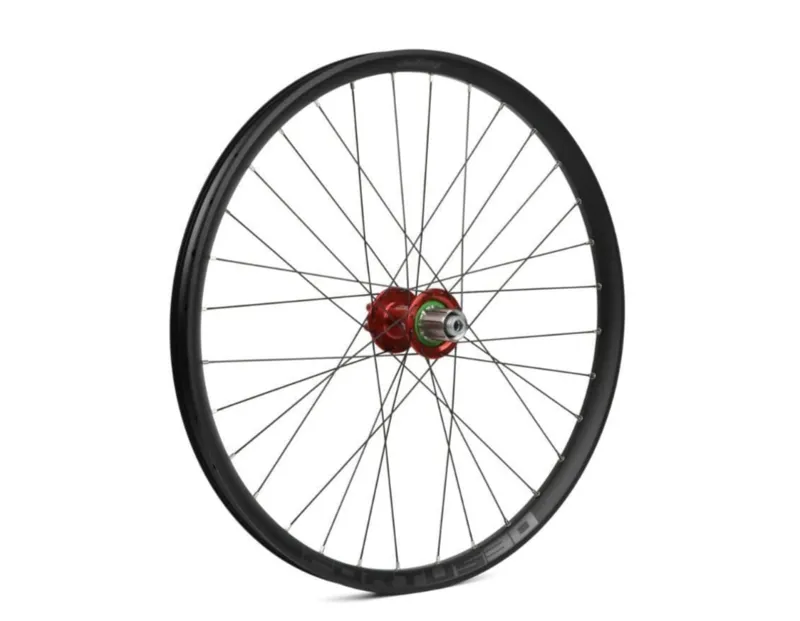 Hope Fortus Pro 4 27.5-inch 30W 135mm Downhill Rear Wheel in Red