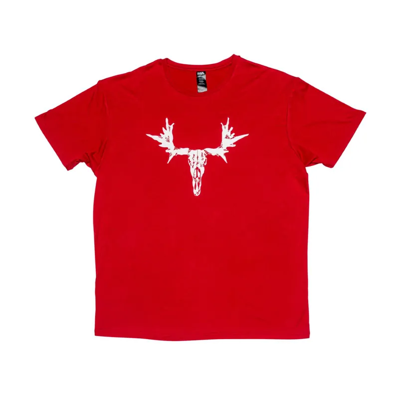 Race Face Moose Short Sleeve T Shirt in Red 