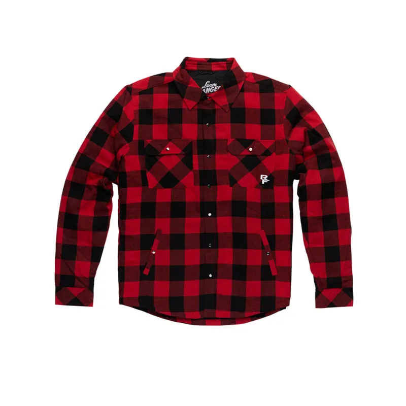 Race Face Loam Ranger Classic Flannel Shirt in Red 