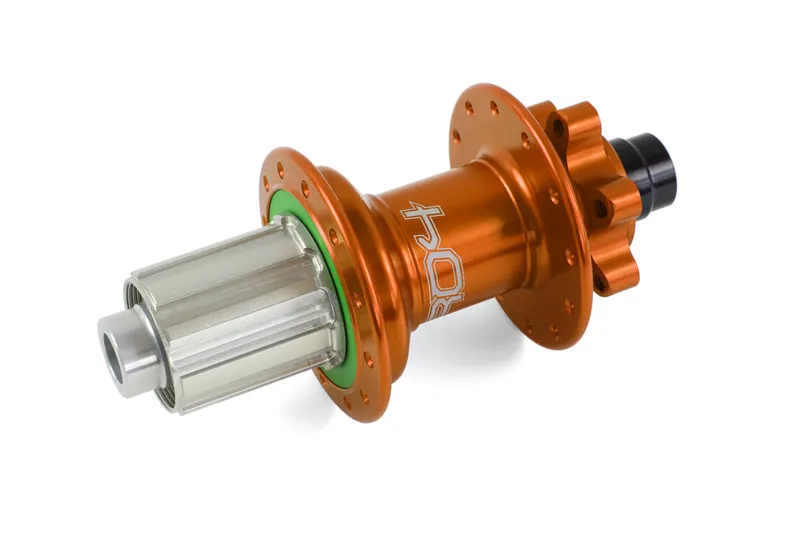 Hope Pro 4 24H 142mm - 12mm Rear Hub in Orange