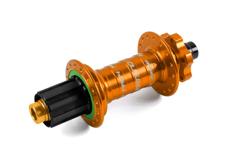 Hope Pro 4 Fatsno 32H 177mm - 12mm Rear Hub in Orange