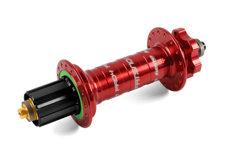Hope Pro 4 Fatsno 32H 190mm Quick Release Rear Hub in Red