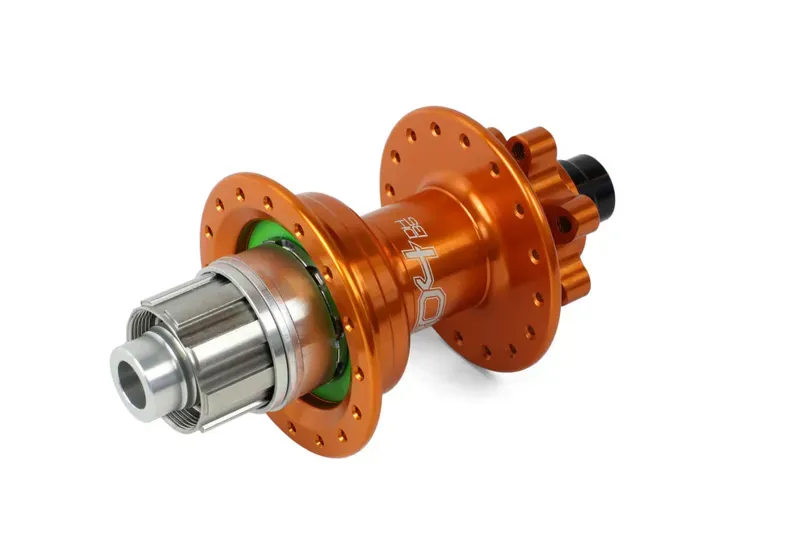 Hope DH Pro 4 32H 142mm 12mm Rear Hub in Orange 