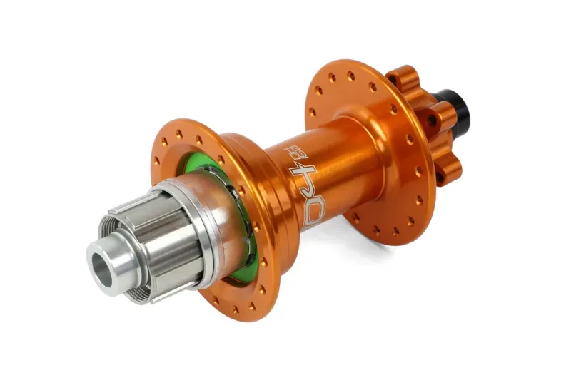 Hope Downhill Pro 4 36-hole 157mm - 12mm Rear Hub in Orange 