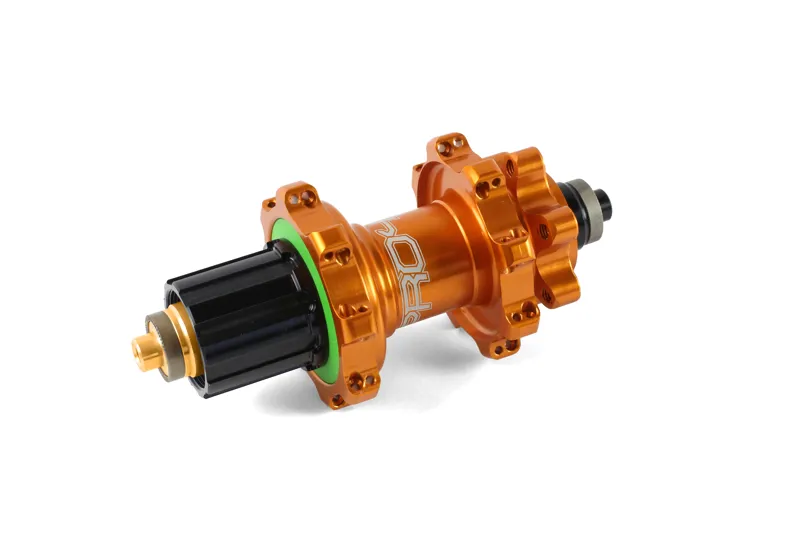 Hope S-Pull Pro 4 32H 135mm Quick Release Rear Hub in Orange