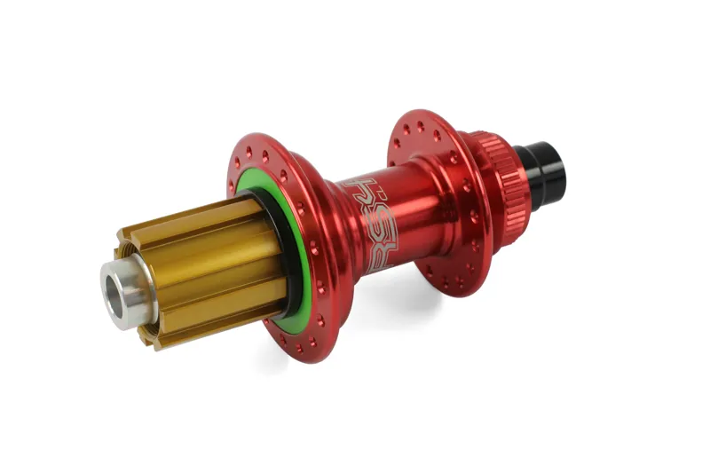 Hope RS4 Centre Lock 28-hole 142mm Rear Hub in Red