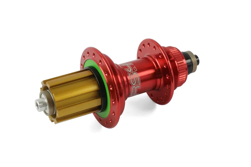 Hope RS4 32H Quick Release Centre Lock Rear Hub in Red
