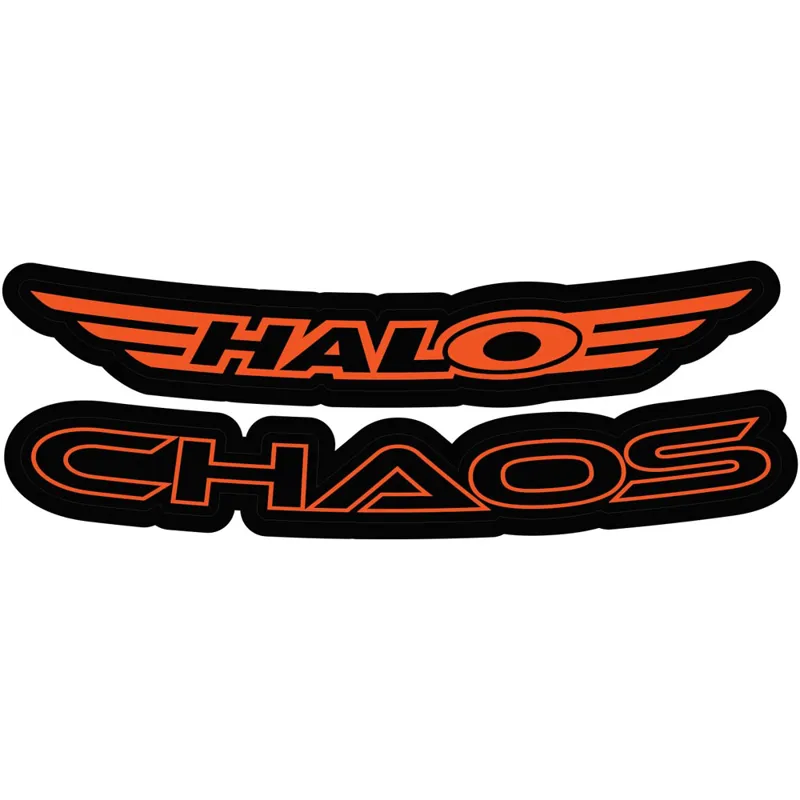 Halo Chaos Decal Kit in Orange