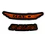 Halo Evaura Disc Decal Kit in Orange