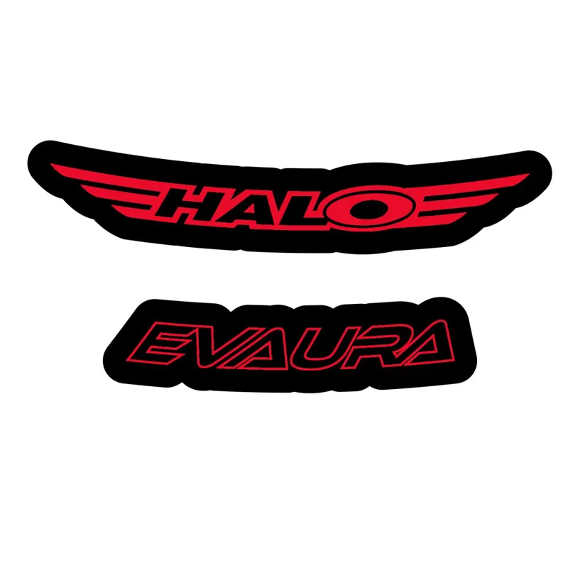 Halo Evaura Disc Decal Kit in Red