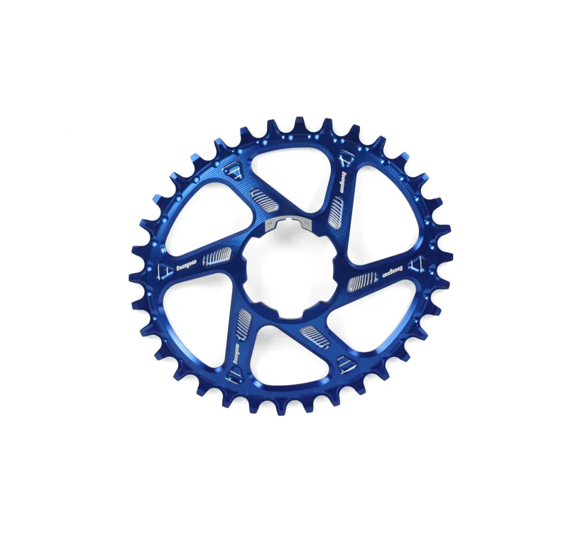 Hope Oval Spiderless Retainer Ring in Blue