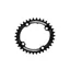 Hope Oval Retainer Ring in Black