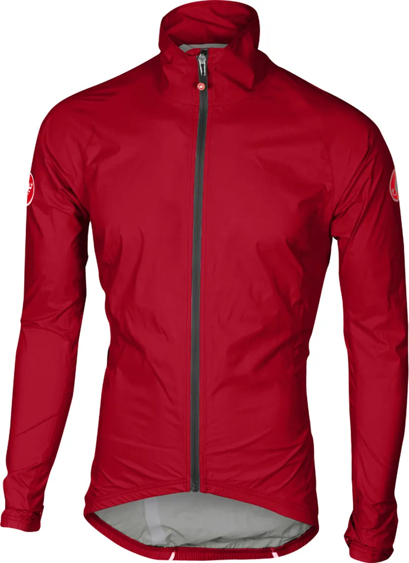 Castelli Emergency Rain Jacket Red