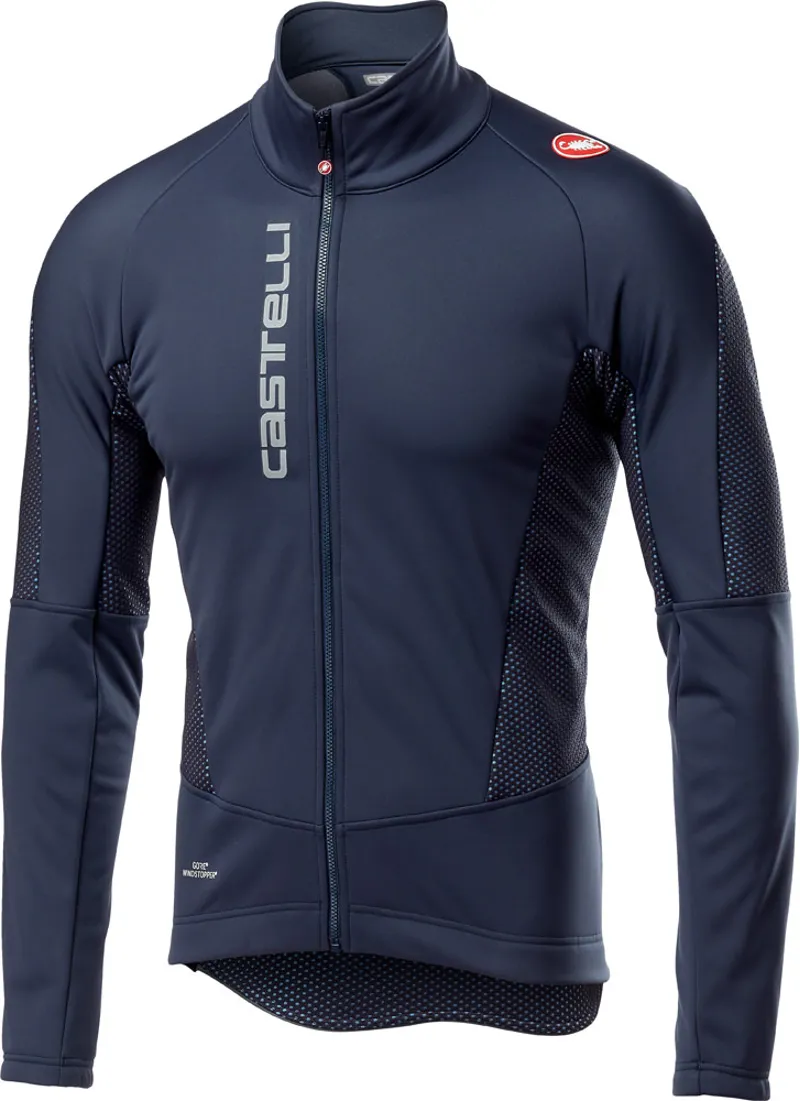 Castelli Mortirolo V Jacket Steel Blue