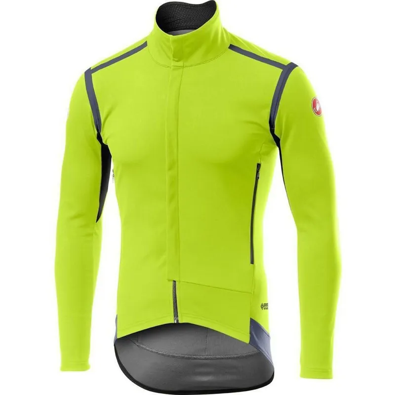 Castelli Perfetto RoS Long Sleeve Yellow Fluo