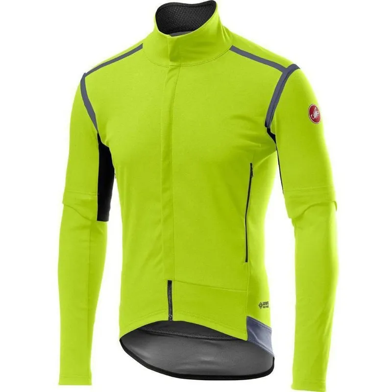 Castelli Perfetto RoS Convertible Jacket Yellow Fluo