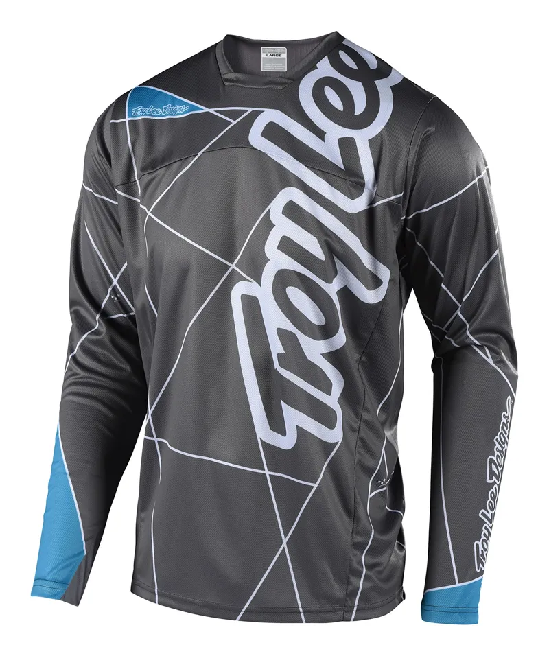 Troy Lee Designs Sprint Jersey Metric Grey And Ocean Blue