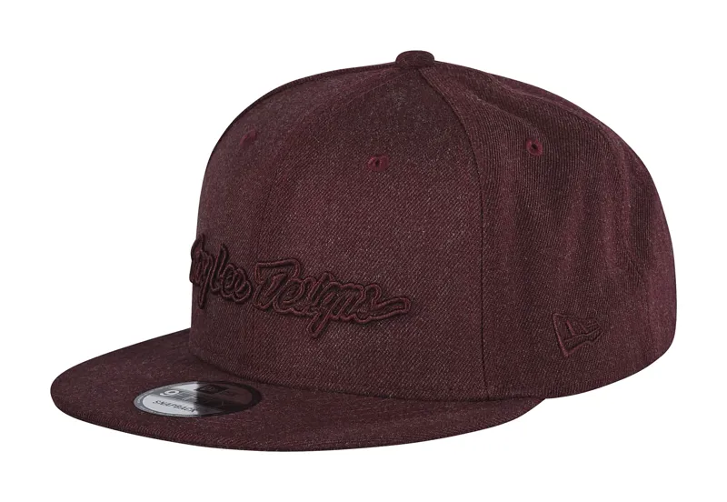 Troy Lee Designs Classic Signature Snapback Red Wine uni
