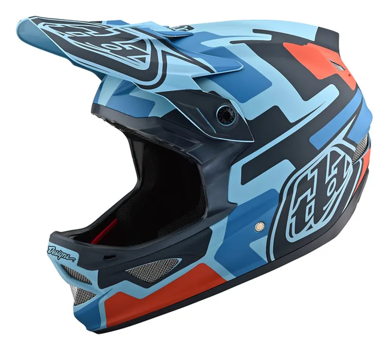 Troy Lee Designs 2019 D3 Fiberlite Blue/Black