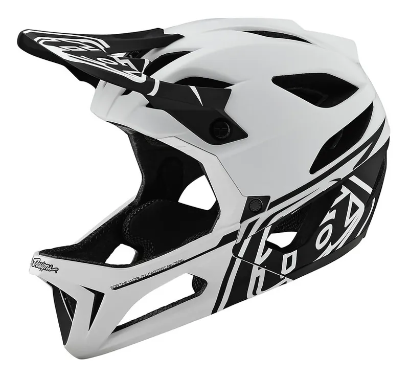 Troy Lee Designs Stage MIPS Full Face Helmet Stealth White