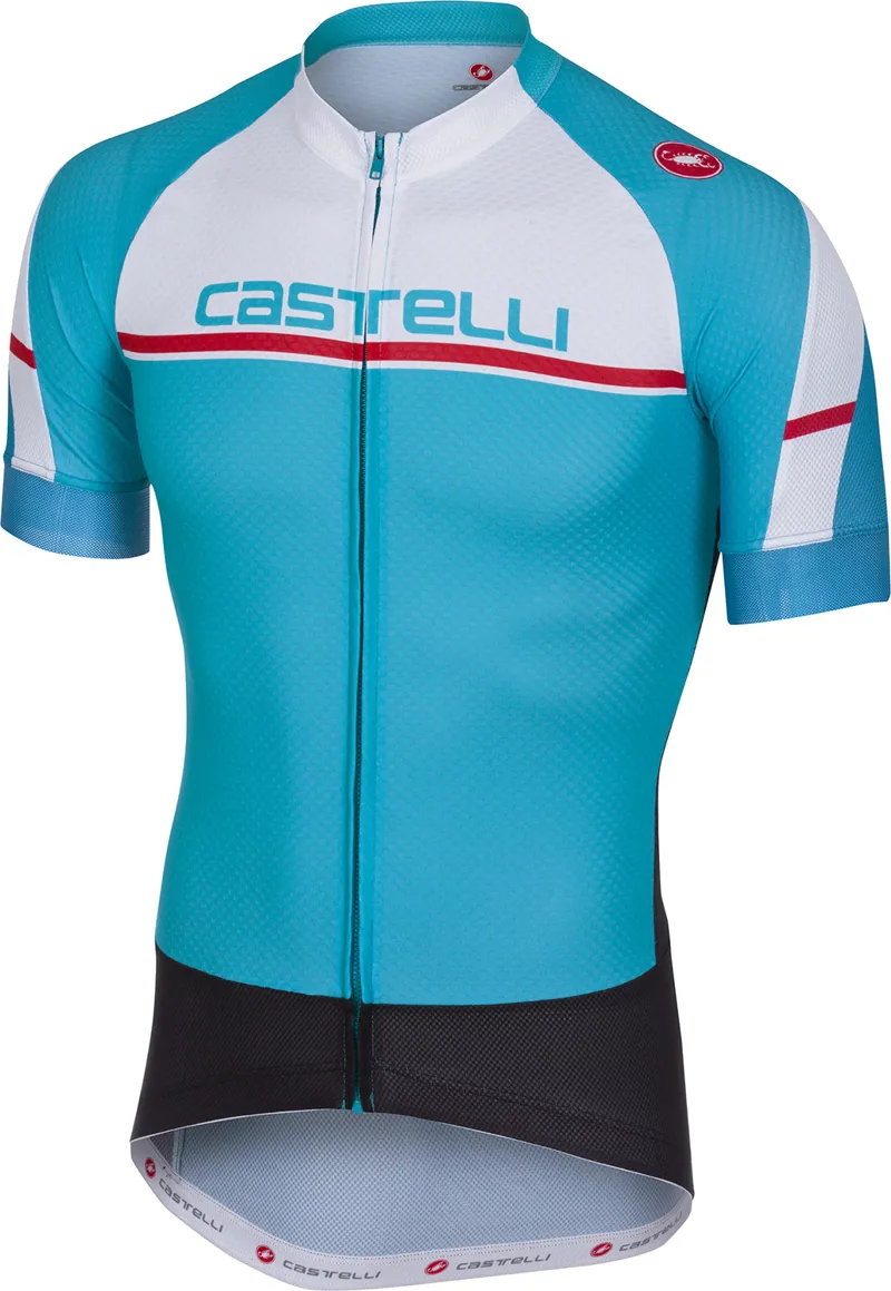 Castelli Distanza Jersey Full Zip Sky Blue
