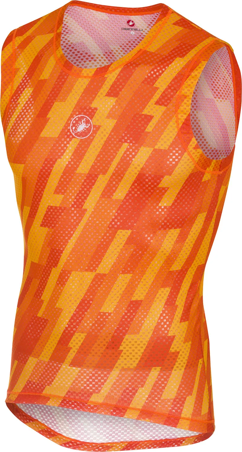 Castelli Pro Mesh Sleeveless Baselayer Orange