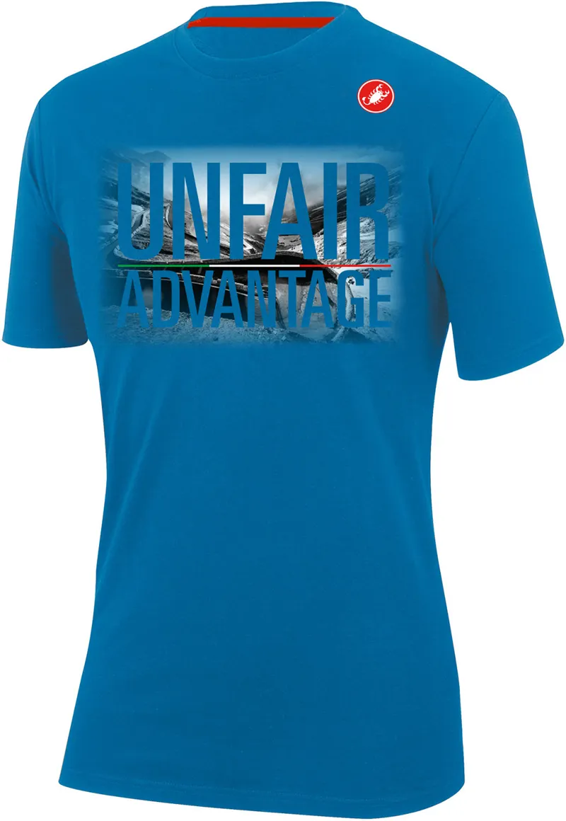 Castelli Stelvio T- Shirt Drive Blue